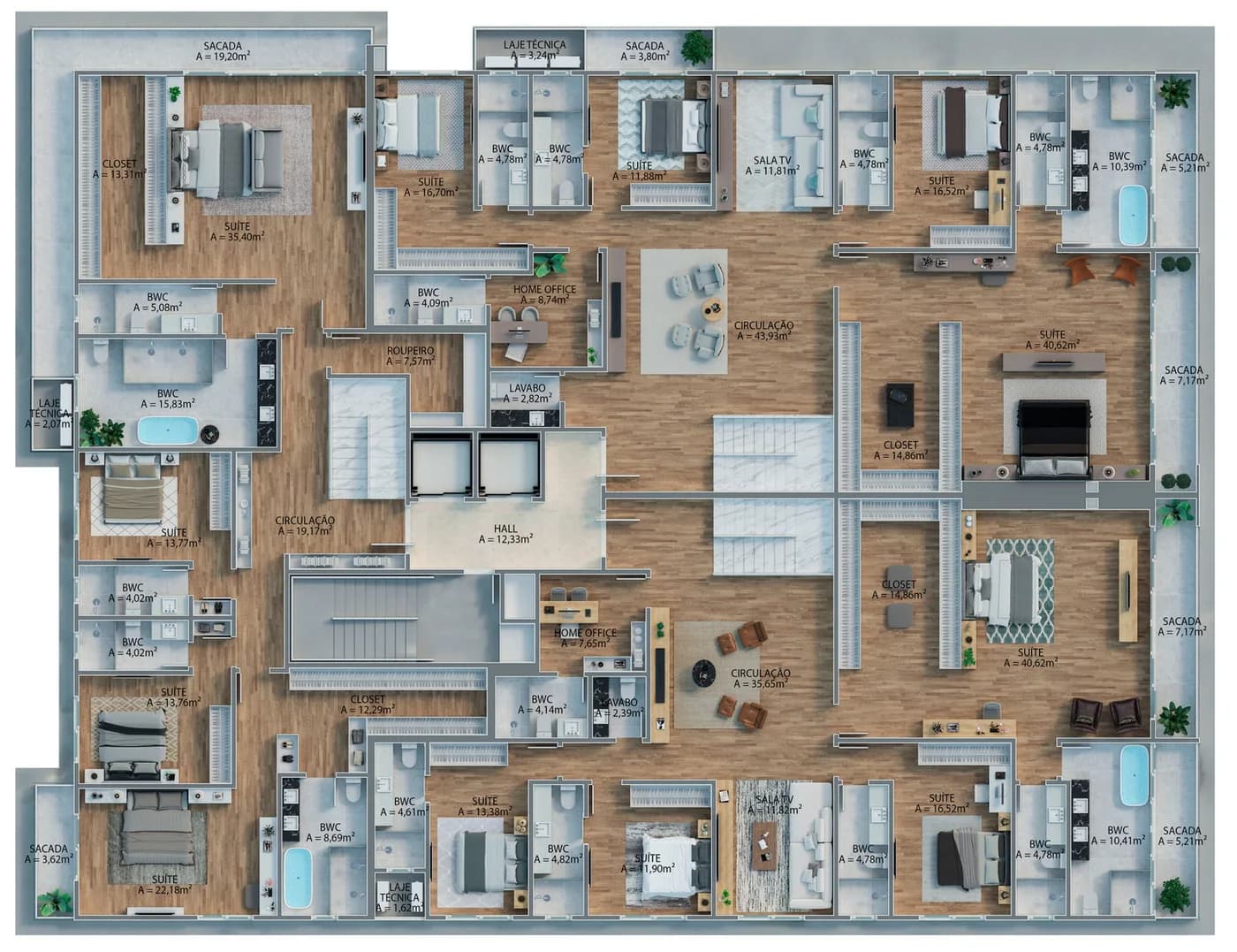 Tirreno Residenziale — planta 1